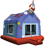 15' x 14' Clown Fun House MoonBounce Rental