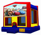 15' x 15' Cars MoonBounce Rental