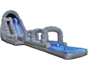 22' Roaring River Dual Lane Water Slide with Slip N' Slide Rental in VA, DC, MD  in VA, DC, MD