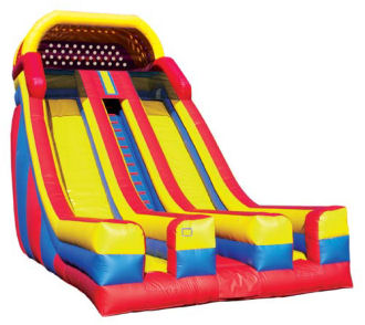 24' Dual Lane Slide Slide Rental