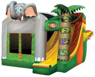 4 in 1 Jungle Adventure Bounce & Slide Combo Rental