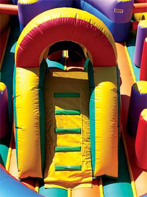 Crayon Playland Toddler Combo Rental Slide View