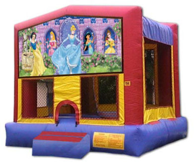 15' x 15' Disney Princess Modular MoonBounce, Bounce House or Moonwalk Rental