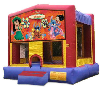 15' x 15' Lilo and Stitch Deluxe MoonBounce Rental