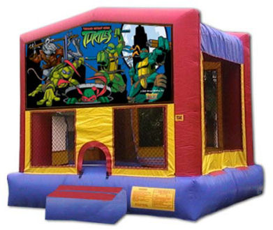 15' x 15' Ninja Turtles MoonBounce, Bounce House or Moonwalk Rental