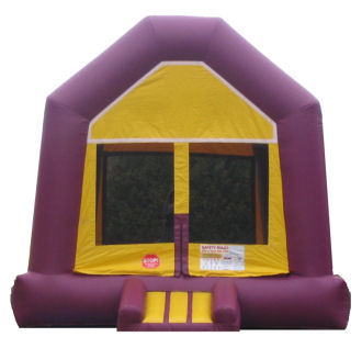 15' x 15 Purple Fun House MoonBounce, Bounce House or Moonwalk Rental