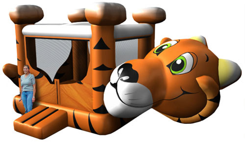 15' x 15' Tiger Belly Premium MoonBounce Rental