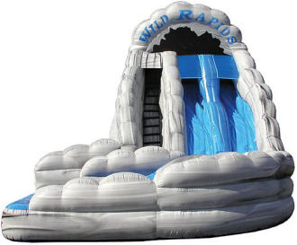 18' Wild Rapids Dual Lane Water Slide Rental in VA, DC, MD  in VA, DC, MD